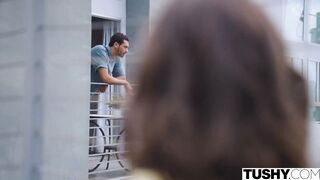 TUSHY Sensual Nicole can't resist married guys & Bombshell anal
