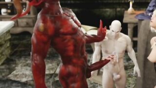 Demons and Orcs Fuck 3D Girls