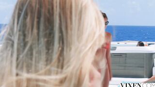 VIXEN Alone of vacay, Bombshell Freya finds a new distraction