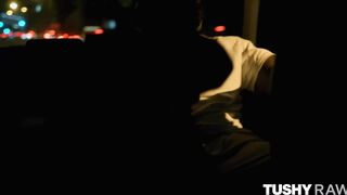 TUSHYRAW Young beauty gets her booty spread after the club