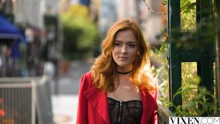 VIXEN Jia Lissa has insane three-way with Sonya into Paris
