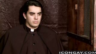 Young Casey is held down by hunky Ty while being fucked hard