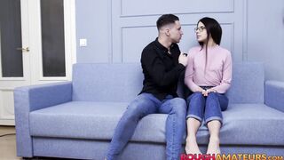 Adorable hot teen pounded hardcore before a massive facial