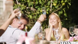 VIXEN Insatiable Blonde goddess Jaylah seduces a married man