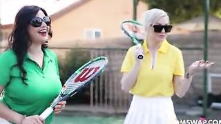 Stepmom Serving Balls