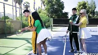 Stepmom Serving Balls