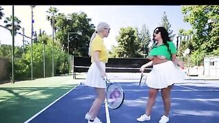 Stepmom Serving Balls