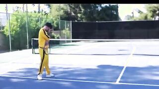 Stepmom Serving Balls