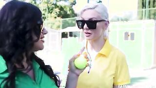 Stepmom Serving Balls