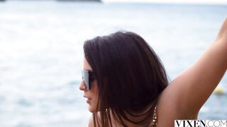VIXEN Camgirl Ariana seduces costar into steamy weekend hook-up