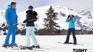 TUSHY Anal-kinky Ski instructor Liya shows off her skillz