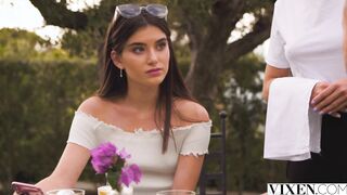 VIXEN Shy dark haired Stefany loses all control with Alberto