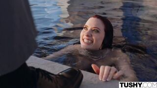 TUSHY Anal-curious red head Jessica spices up her marriage