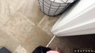 Caught my Step Sis Masturbating in Bath