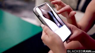 BLACKEDRAW Hotties Katie & Kylie double-team Anton's big black dick