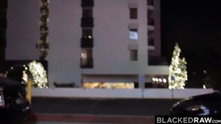 BLACKEDRAW Curvy Dark Hair Violet takes on the enormous bbc