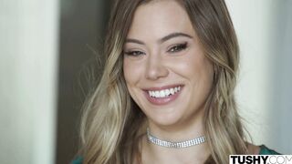 TUSHY Shy Avery seduces & has anal with her longtime crush two