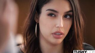 TUSHY Anal-obsessed Vanessa seduces her sexy coworker Oliver