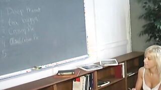 Young babe anally fucked and facialized by hung professor