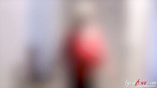 AGEDLOVE Sam fucks the neighbor in the garage
