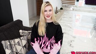 Allen fingers Indie's pink pussy