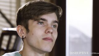 Cute twinks Hoss Kado and Levi Rhodes cum on jock Kyle Connors face