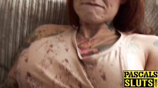 Hot ass MILF with experience rubbing her cunt for Pascal