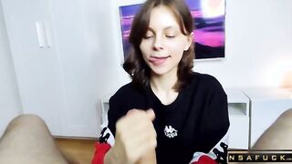 Cum in the Mouth or on the Face she Chose both