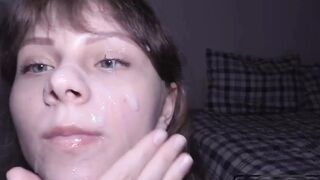 Cute Step Sis wants me to Cum on her Face
