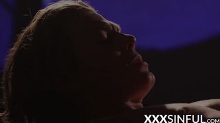 Sinful blonde babe blows cock before getting fucked hard