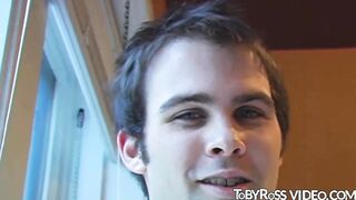 Amateur gay plays with his dick and jerks off in retro porn