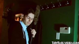 Amateur gay plays with his dick and jerks off in retro porn
