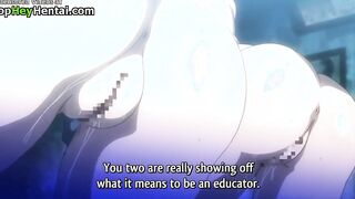 Amazing teacher with big tits gets fucked