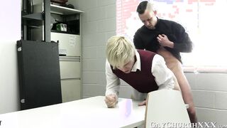 Forbidden religious anal play leads to priest fucking twink