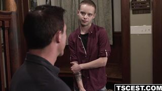 Stepdad fucks stepson from behind