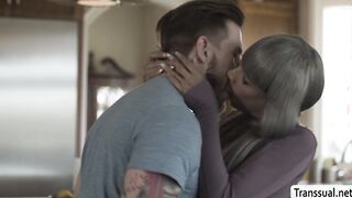 Blonde dude analed friends TS girlfriend
