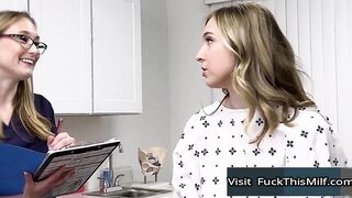Busty Patient Gets Fertility Test In The Doctors Office