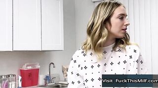 Busty Patient Gets Fertility Test In The Doctors Office