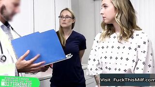 Busty Patient Gets Fertility Test In The Doctors Office