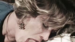 Classic mature takes it in her tight ass before a facial