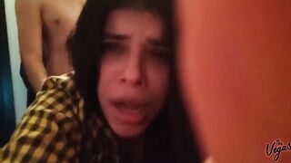 She lost the bet and now she pays with snatch