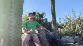 Sneaky Wifey Catches Stranger Masturbating inside Park Then Blows His