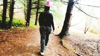 Milf Has A Wedgie Inside Her Hugest Butt on Outdoors