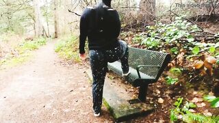 Milf Has A Wedgie Inside Her Hugest Butt on Outdoors