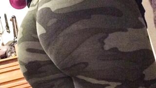 Hot sissy asses only butt shorts and spandex