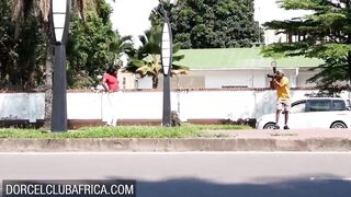 Photo shooting of black chick turns to insane sex