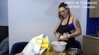 Adria, etudiante aime le gratin dauphinois au sperme
