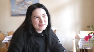 Hot Sonja Strokes Twat through Underwear