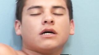 Young Latino takes pleasure in both sucking and nailing him