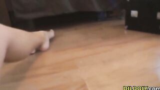 Naughty Girl masturbating and squirting